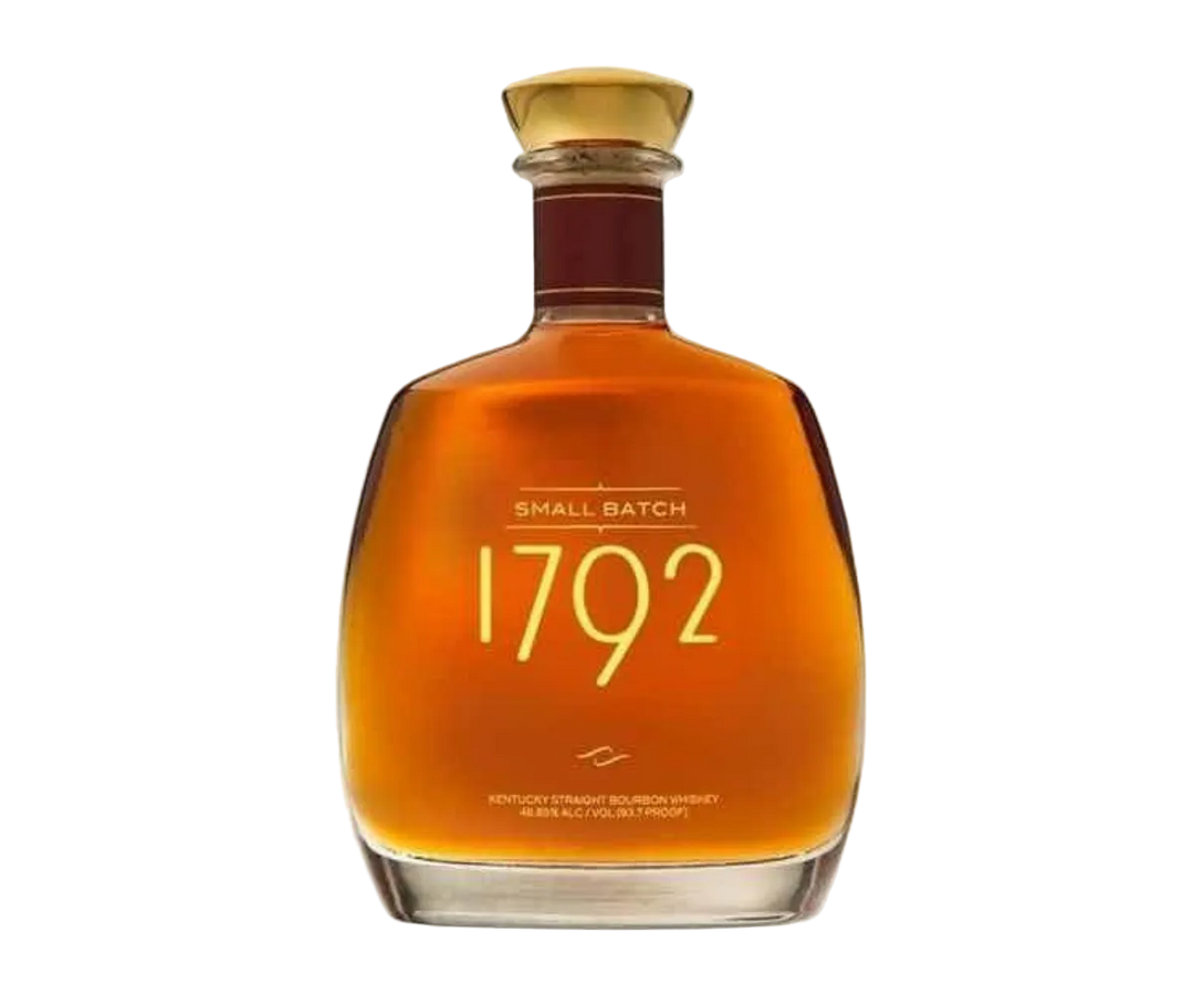 1792 Kentucky Straight Bourbon Whiskey Small Batch 750ml bottle with amber bourbon and classic label design