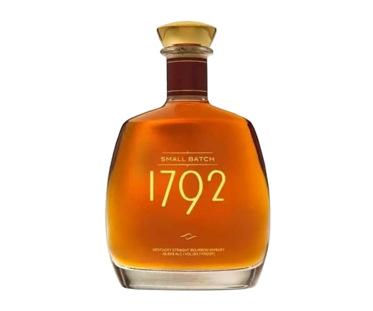 1792 Kentucky Straight Bourbon Whiskey Small Batch 750ml bottle with amber bourbon and classic label design
