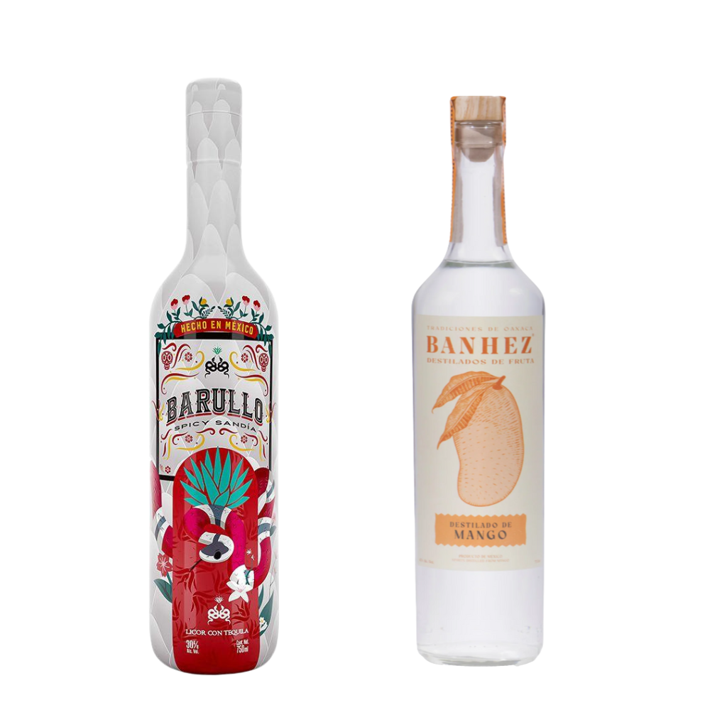 BARULLO Spicy Sandía 750ml and BANCHEZ Destilado de Mango Bundle 