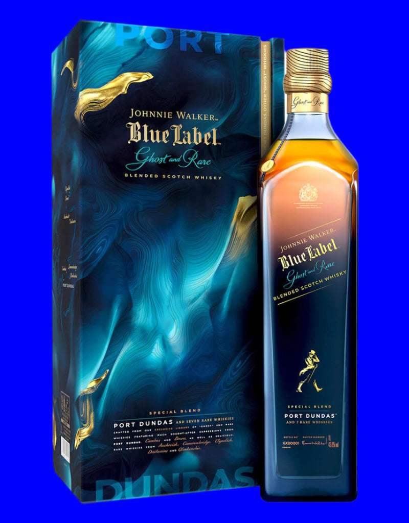Johnnie Walker Blue Label "Ghost and Rare" Port Dundas Blended Scotch Whisky 750ml