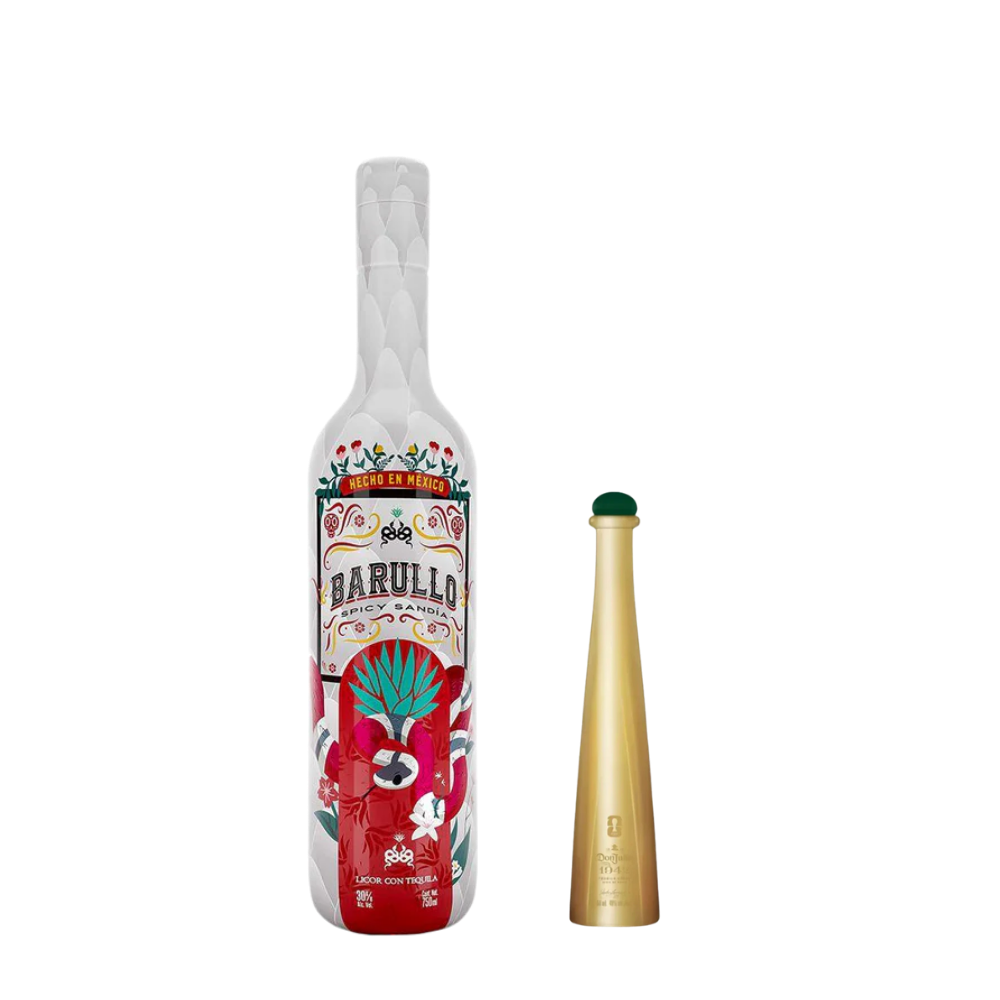 Buy  Barullo Spicy Sandía Watermelon Tequila 750ml &amp; Don Julio 1942 FIFA World Cup 2026 Limited Edition 50ml Bundle - Sunset Liquor