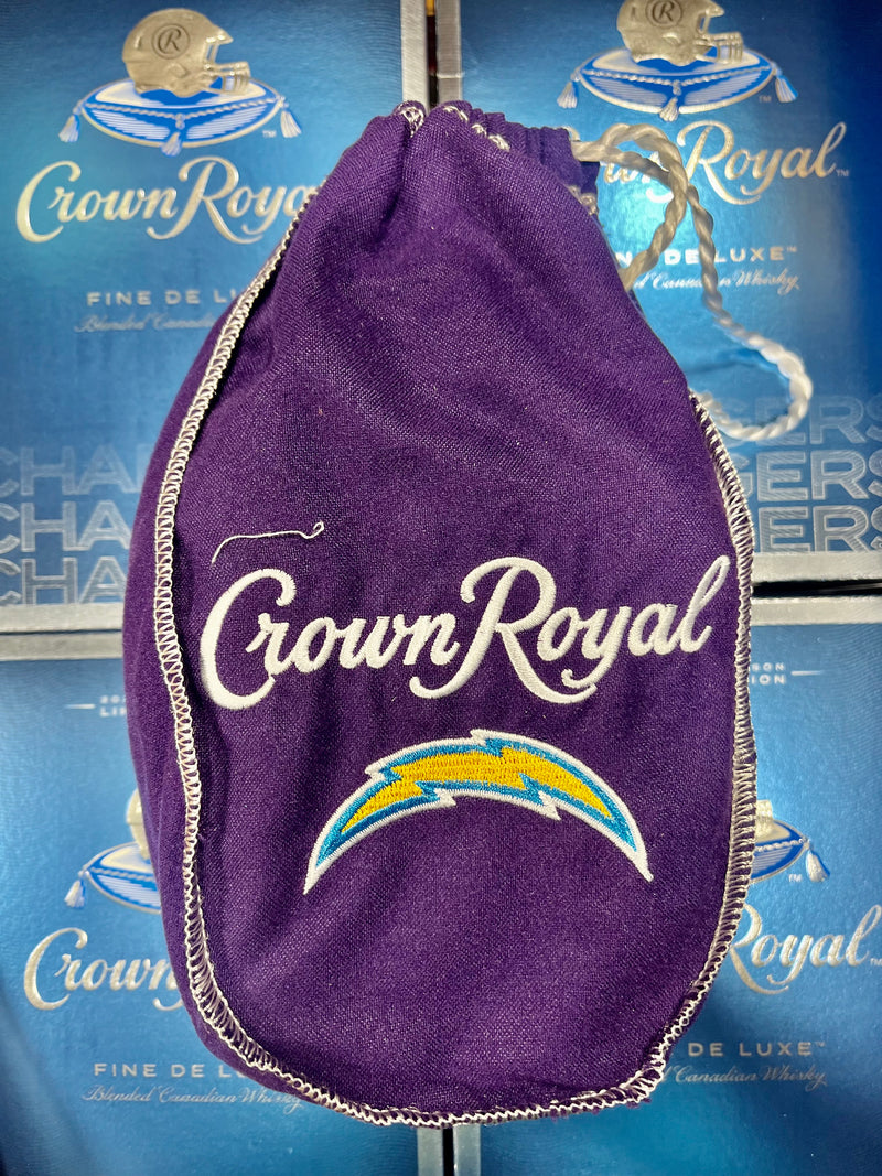 Crown Royal De Luxe Whiskey (LA Chargers  Limited Edition)
