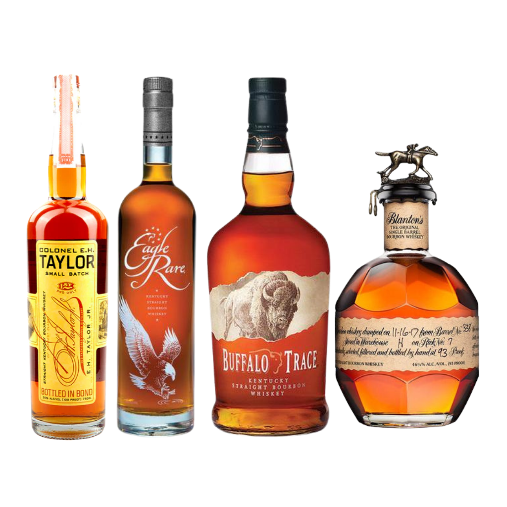 Buffalo Trace Distillery Bourbon Whiskey Bundle 4x750ml