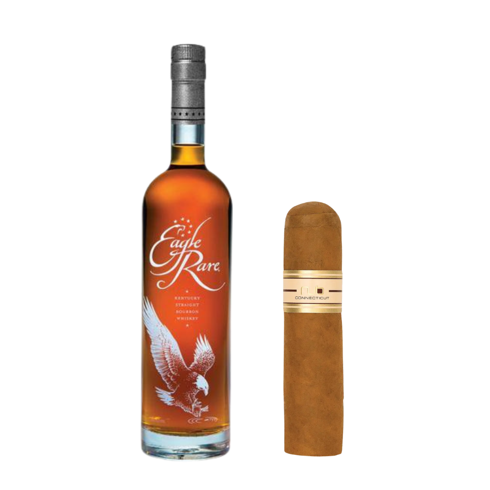 Buy Eagle Rare 10 Year Old & Nub by Oliva Connecticut #460 Bundle - Sunset Liquor 