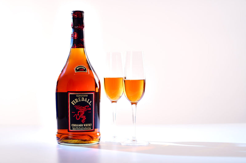 Fireball Cinnamon Whisky’s Dragnum Champagne 1.75 L