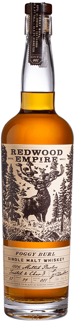 REDWOOD EMPIRE FOGGY BURL SINGLE MALT WHISKEY