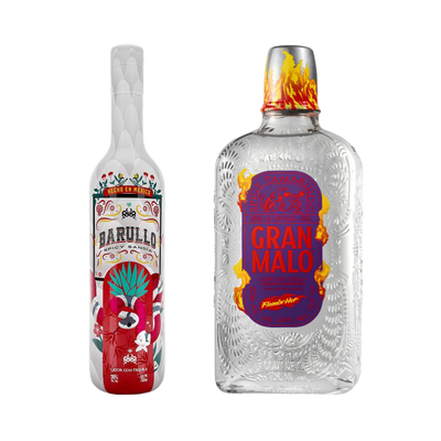 Gran Malo and Barullo Spicy Sandía bundle set with tequila and liqueur