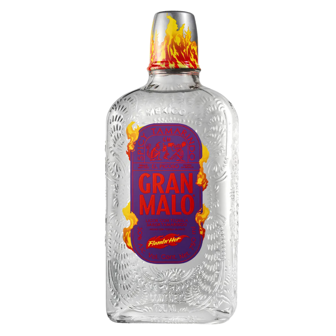 Gran Malo Tequila Flaming Hot 750 ml bottle – limited edition spicy flavored tequila