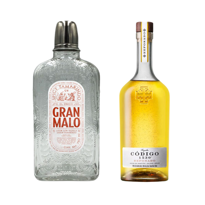 Gran Malo Tamarindo Tequila & Código 1530 Reposado 375ML Bundle