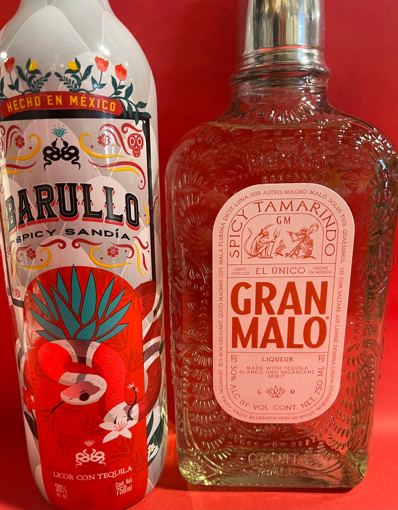 COMBO DEAL BARULLO SPICY SANDÍA 750 ML & GRAN MALO TEQUILA  750 ML