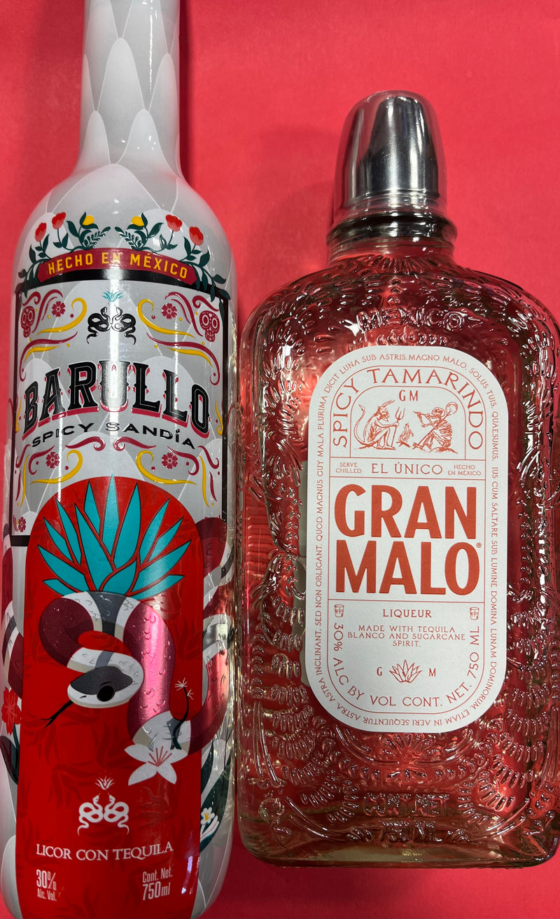 COMBO DEAL BARULLO SPICY SANDÍA 750 ML & GRAN MALO TEQUILA  750 ML