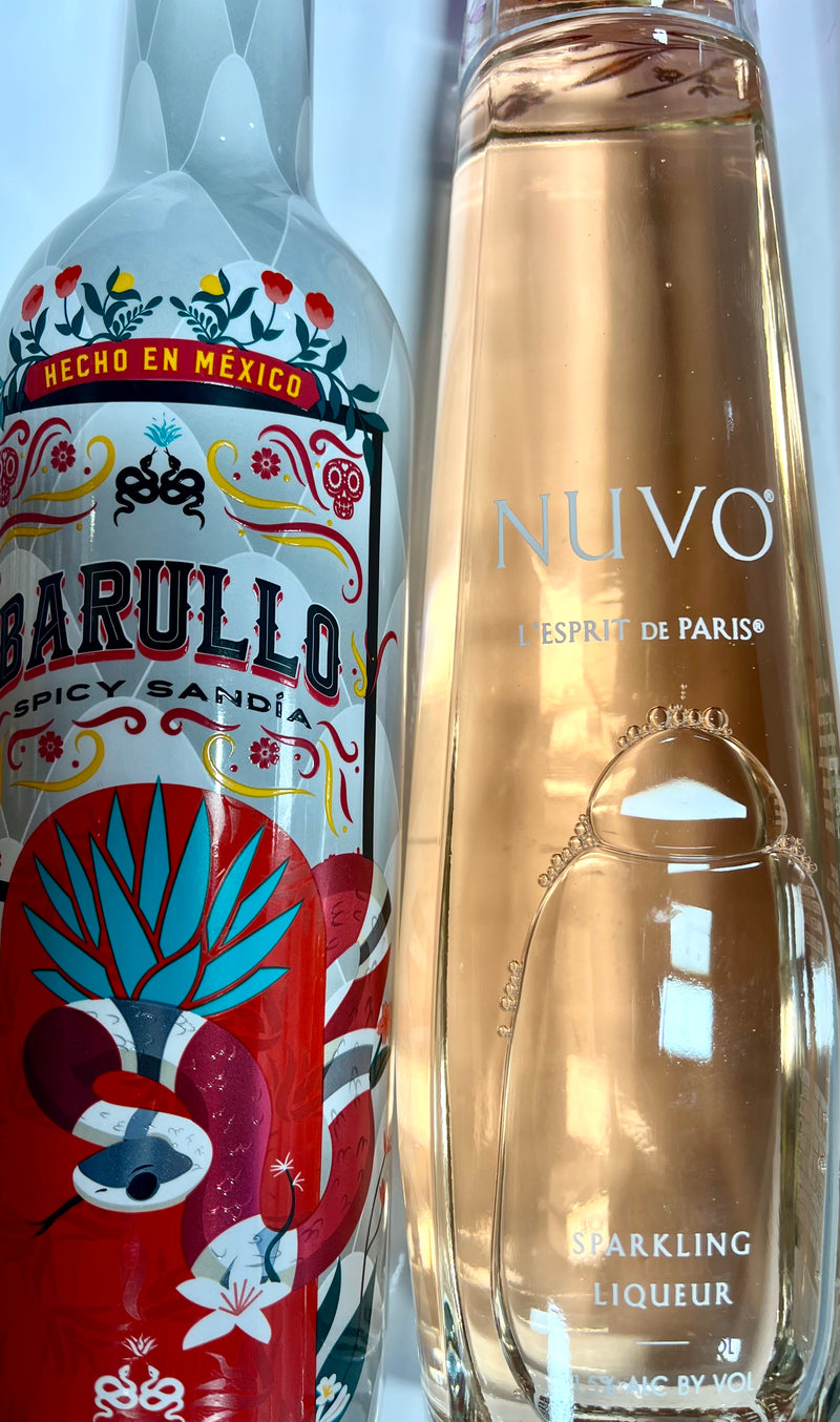 COMBO DEAL BARULLO SPICE SANDIA BOTTLE  & NUVO SPARKLING LIQUEUR BOTTLE