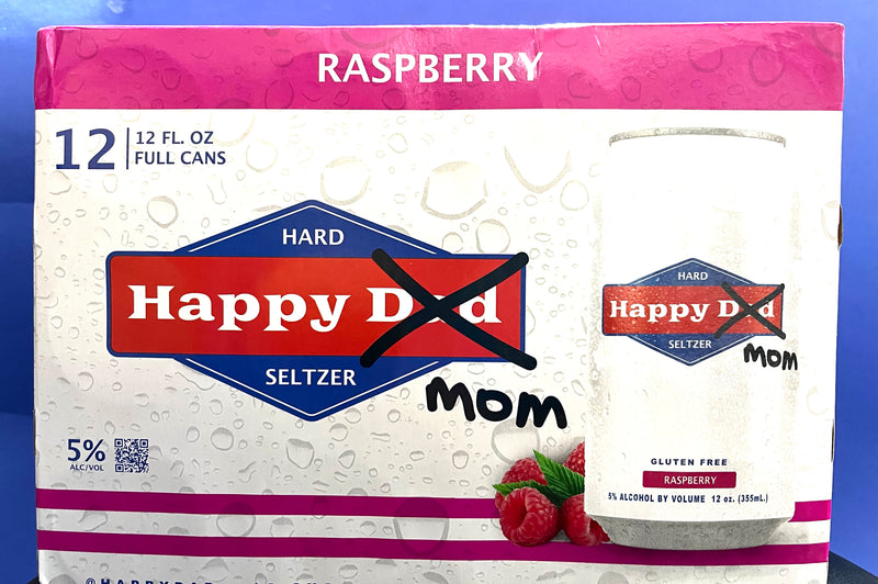 HAPPY DAD MOM RASBERRY