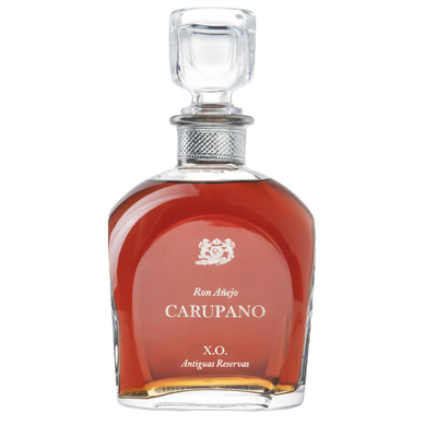 Ron Añejo Carúpano XO Rum bottle – premium Venezuelan aged rum in luxury packaging