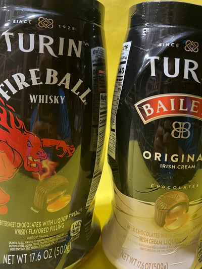 TURIN FIREBALL WHISKY & BAILEYS IRISH CREAM CHOCOLATE