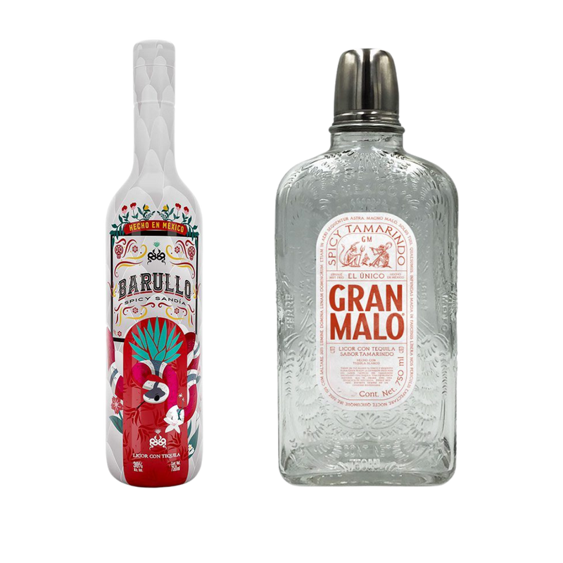Tequila bundle featuring Barullo Spicy Sandía and Gran Malo