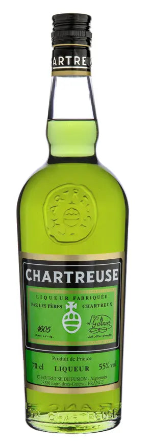 CHARTREUSE GREEN LIQUEURS 750 ML