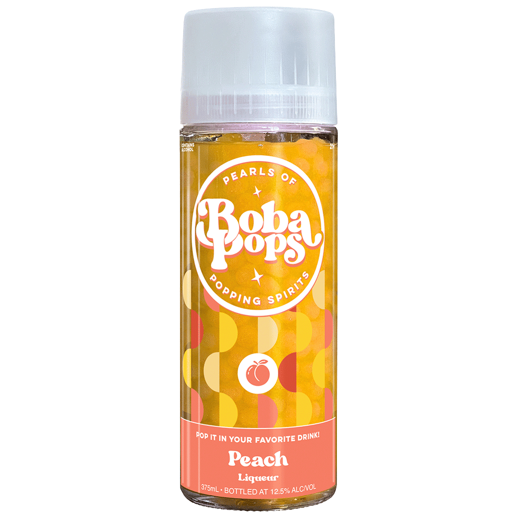 buy peach popping boba pearls cocktail caviar Sunset Liquor Store 