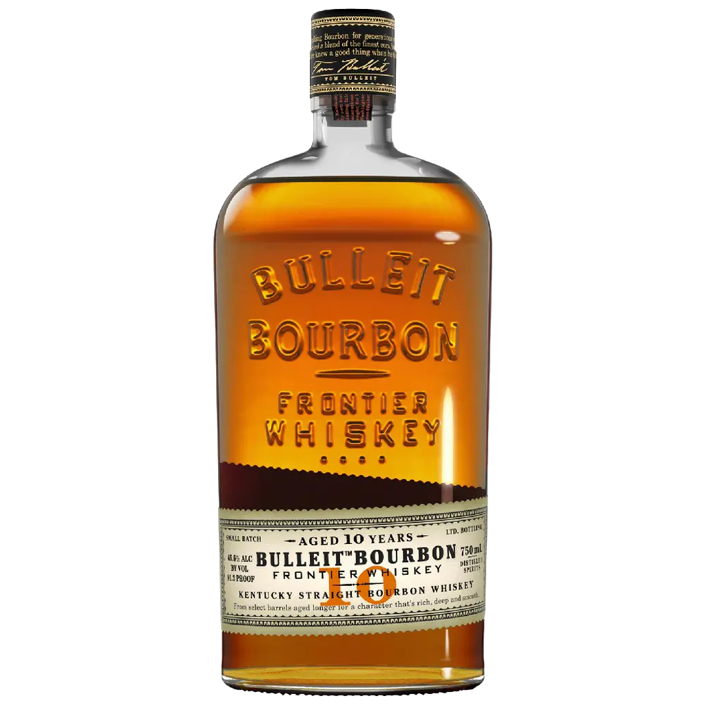 buy Bulleit Bourbon Frontier Whiskey 10 Year bottle online sunset liquor 