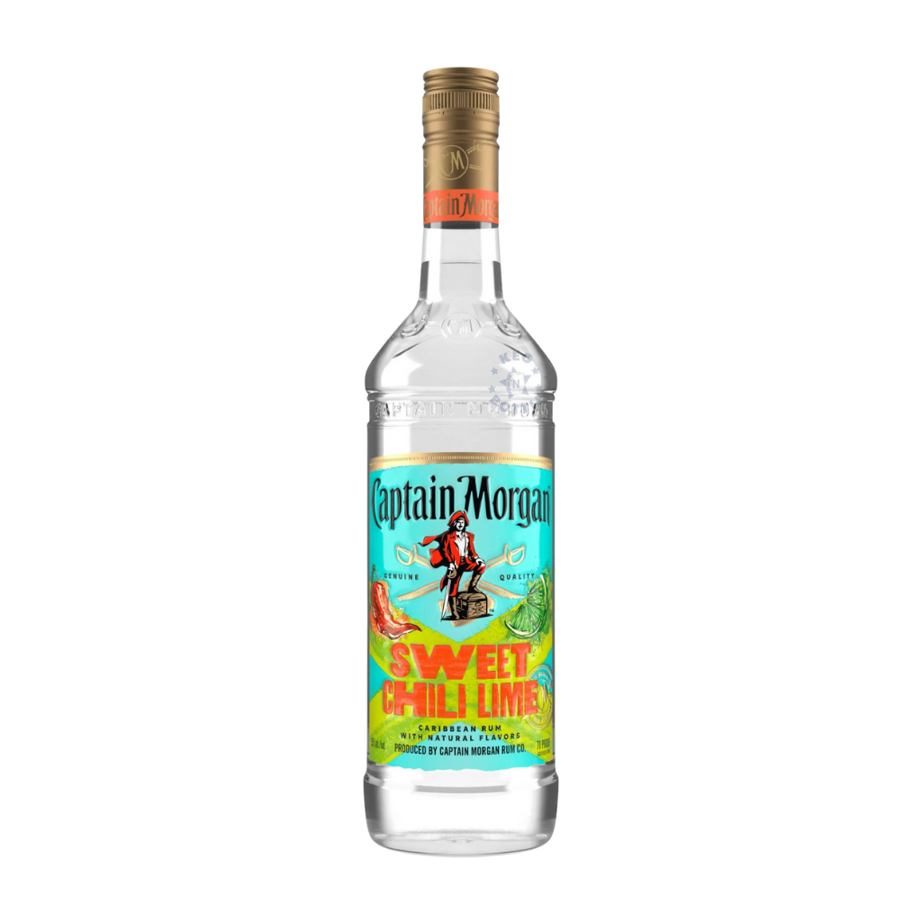 Captain Sweet Chili Lime 750 ML flavored spirit bottle with sweet chili and lime infusion