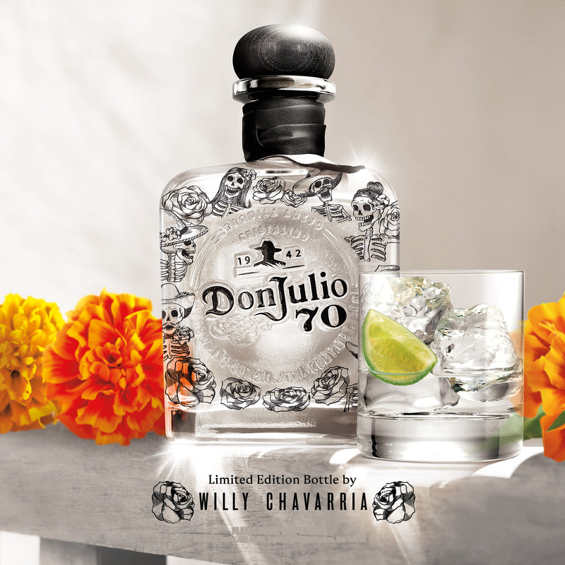 DON JULIO  70 CRISTALINO DIA DE MUERTOS 750 ML