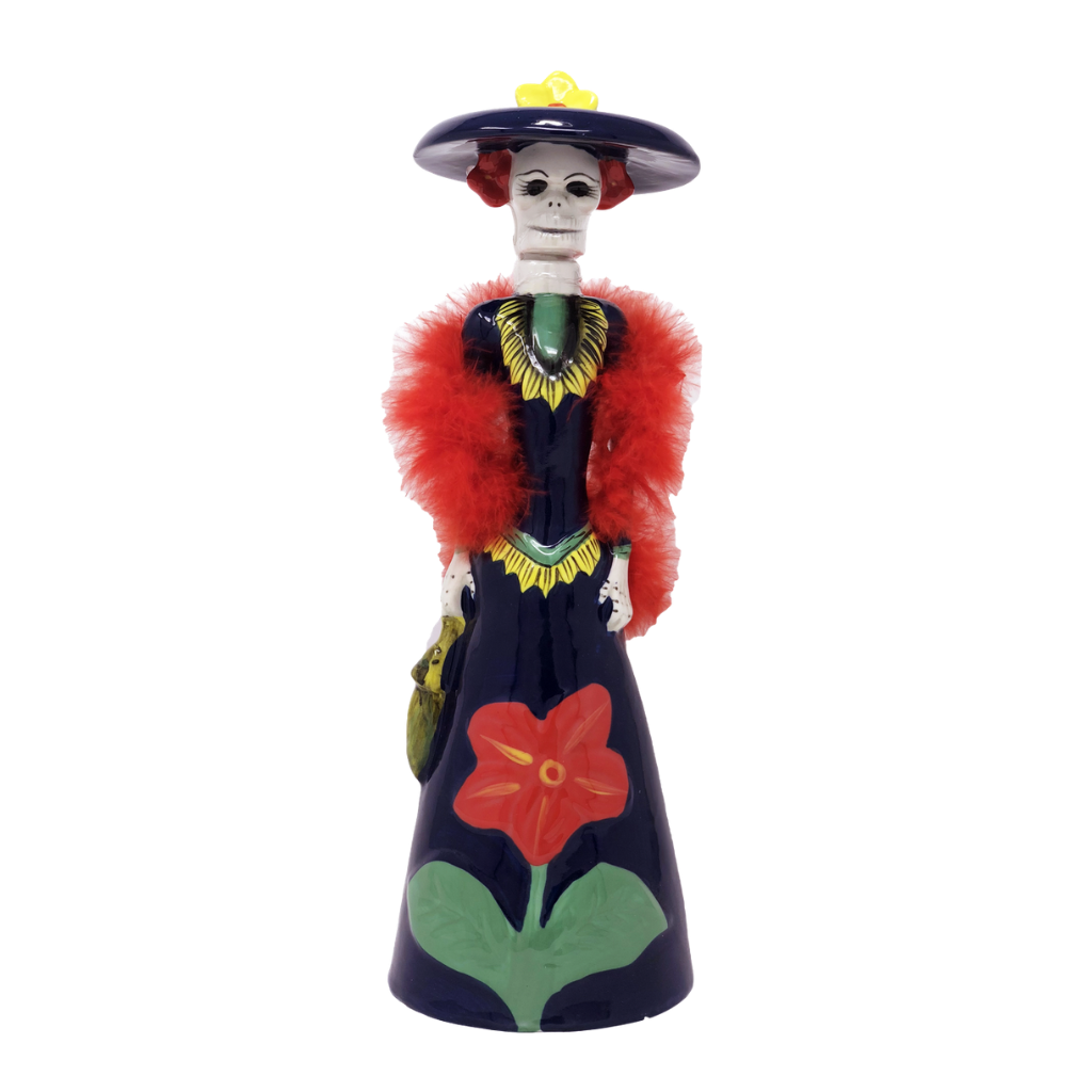 buy Dona Celia Blanco Tequila bottle decorative design online sunset liquor 