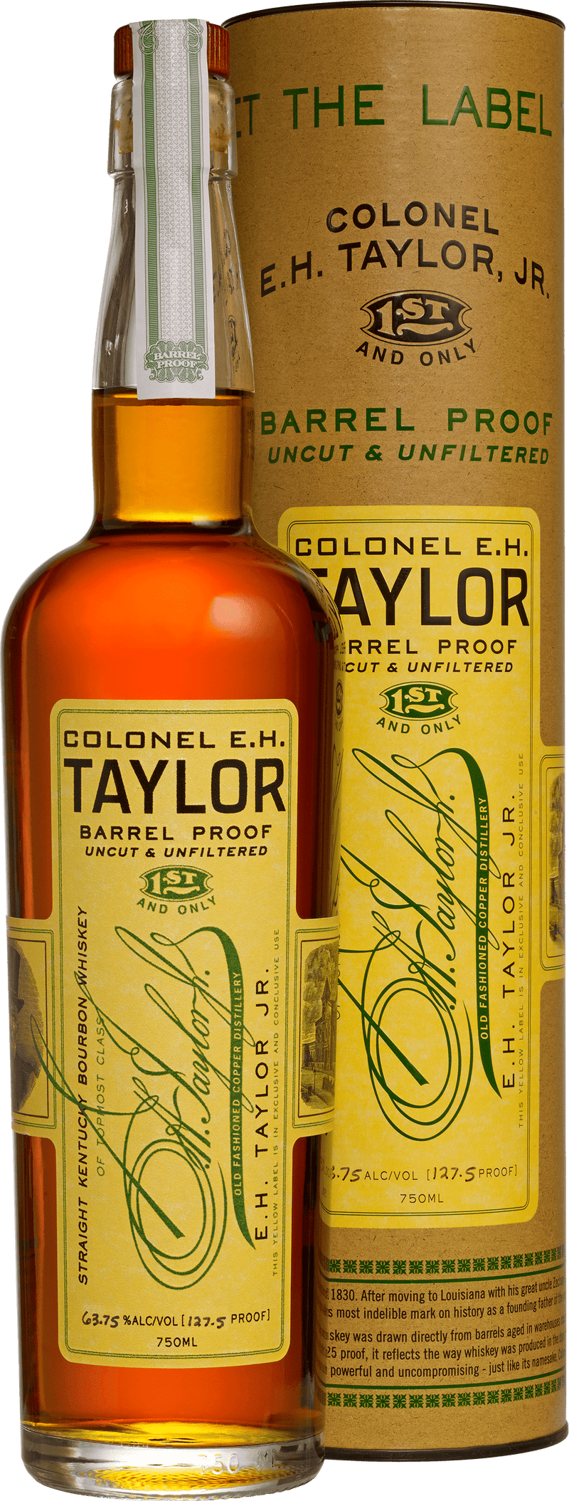 E.H. TAYLOR, JR. BARREL PROOF UNCUT UNFILTERED STRAIGHT KENTUCKY