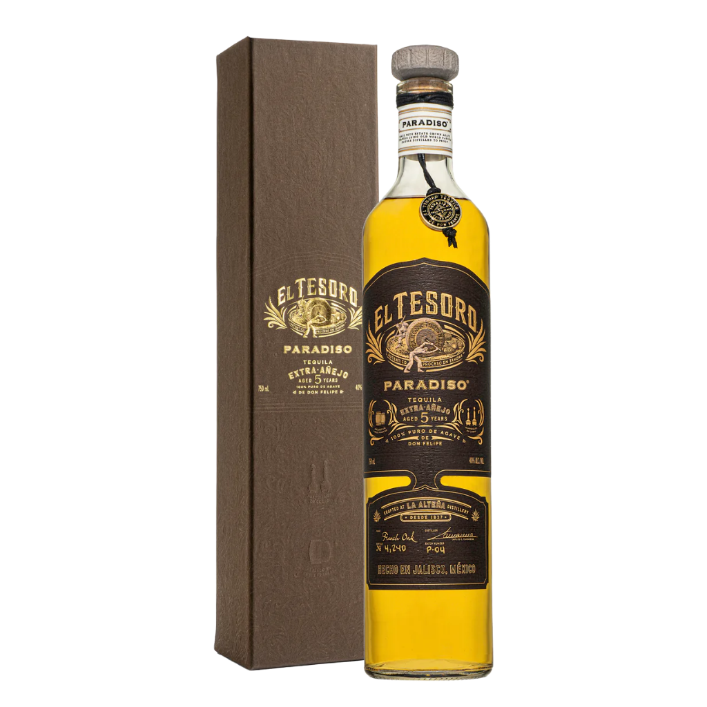 buy El Tesoro Paradiso 5 Year Extra Añejo Tequila 750ml online sunset liquor 