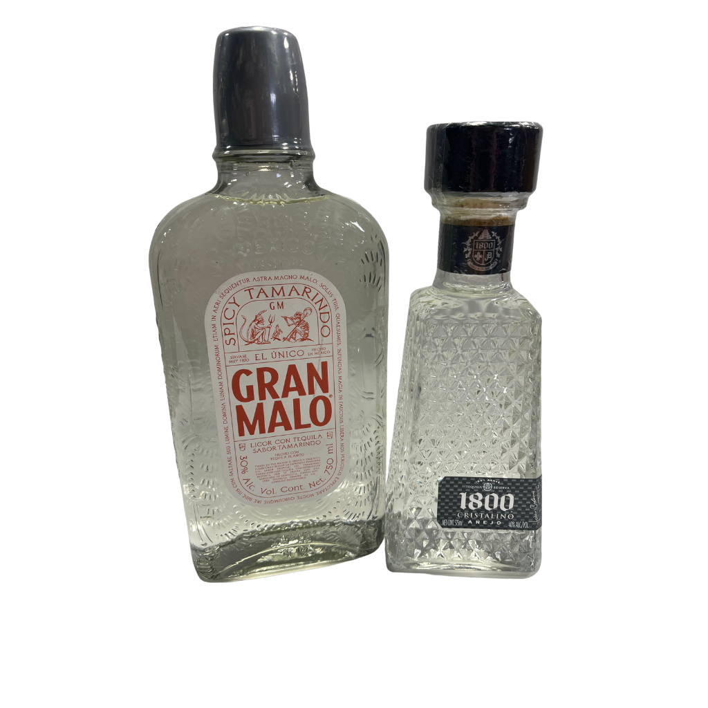 buy premium tequila gift set with Gran Malo and 1800 Cristalino online sunset liquor 