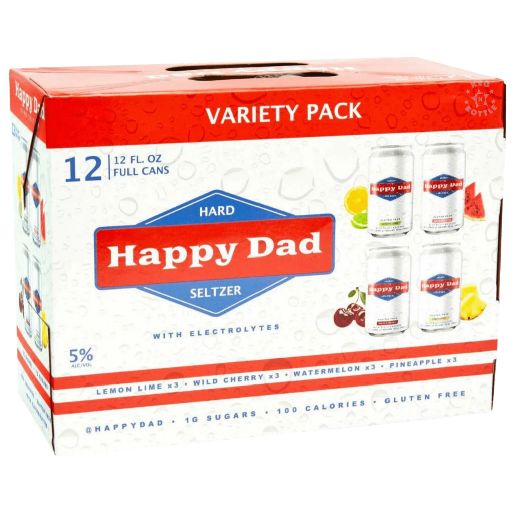 buy Happy Dad Hard Seltzer Variety Pack 12 cans online sunset liquor 