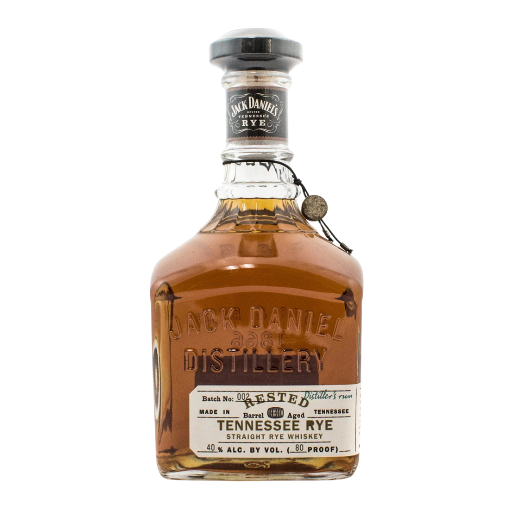 Jack Daniels Rested Rye 750ml rare discontinued American rye whiskey bottle collectible