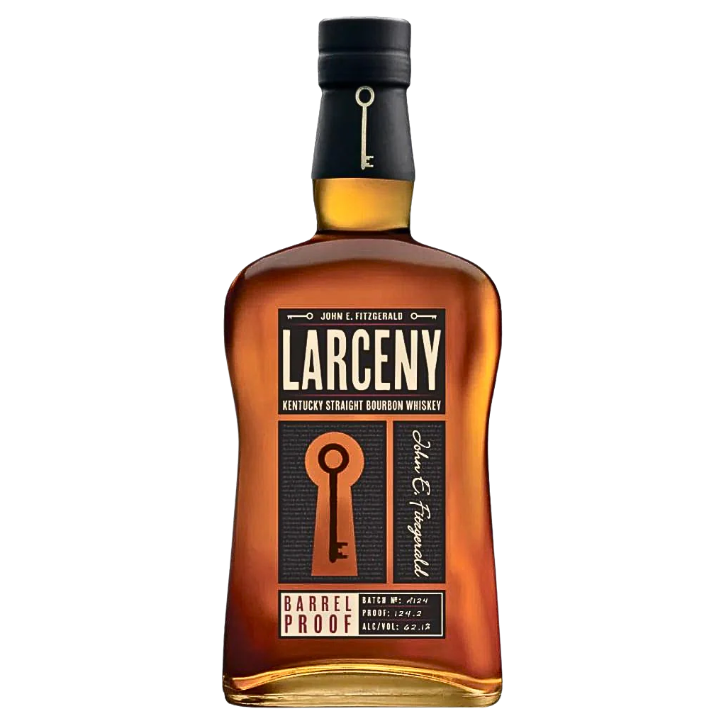 Larceny Barrel Proof A124 bourbon 750ml bottle Kentucky straight whiskey full strength limited release