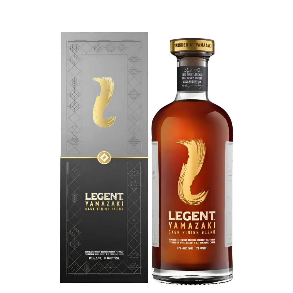 Legent Yamazaki Cask Finish Blend Kentucky Straight Bourbon Whiskey 750 ml bottle premium bourbon with Japanese cask finish
