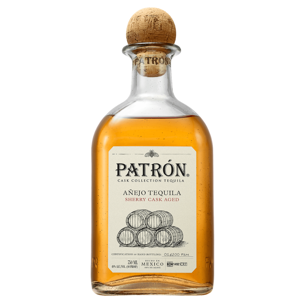 buy Patrón Sherry Cask Aged Añejo Tequila 750 ML online sunset liquor 
