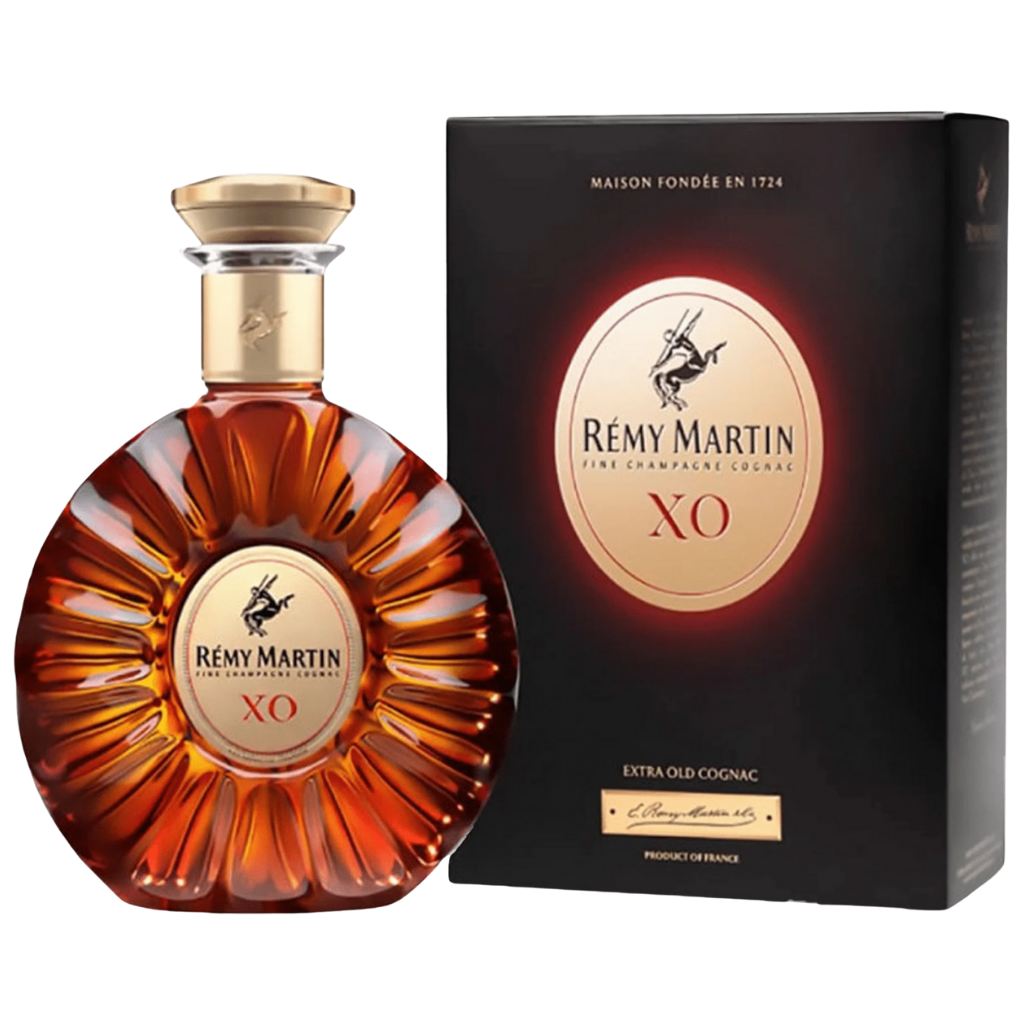 Remy Martin XO premium French cognac packaging