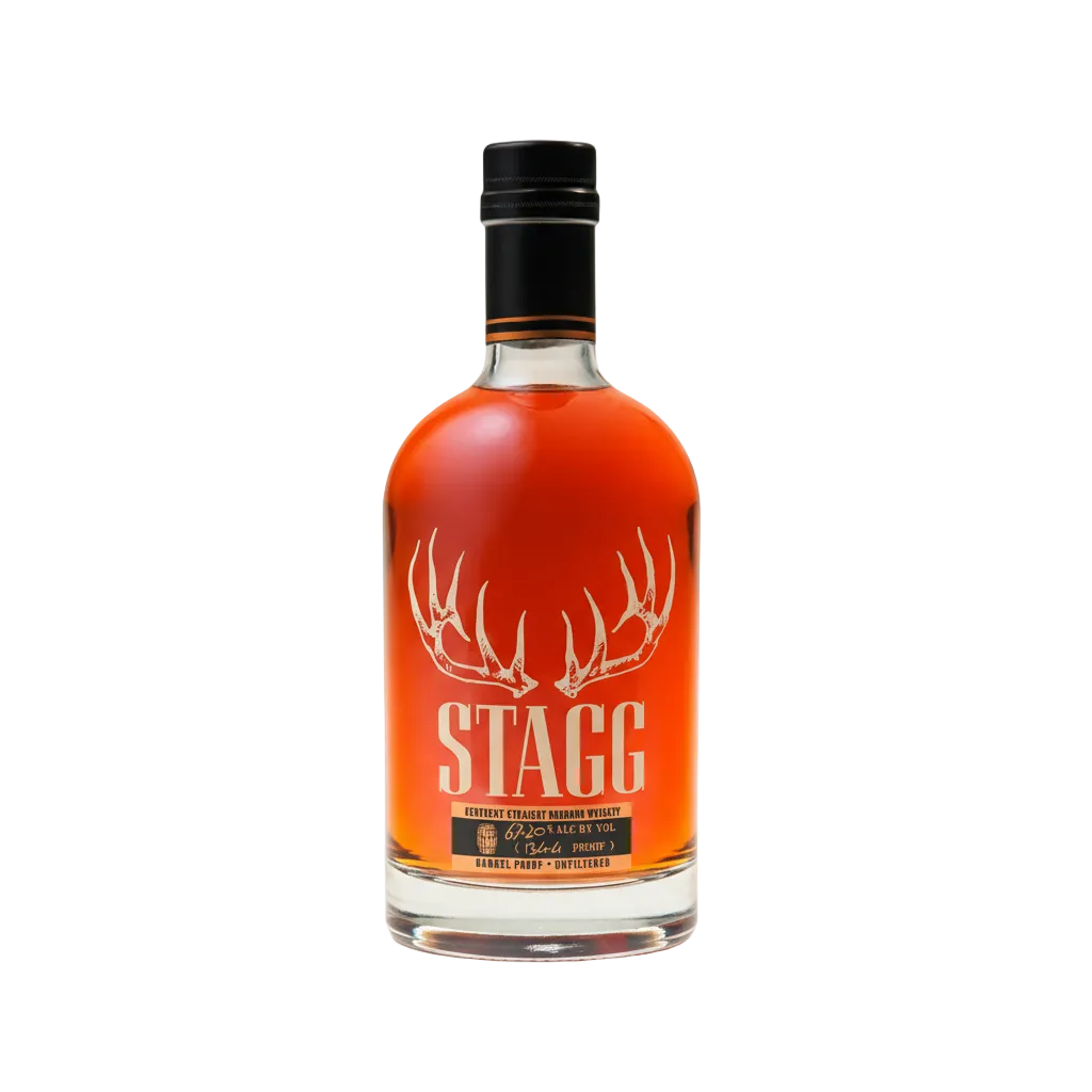 Stagg Kentucky Straight Bourbon Batch 24A 127.6 proof bottle front label