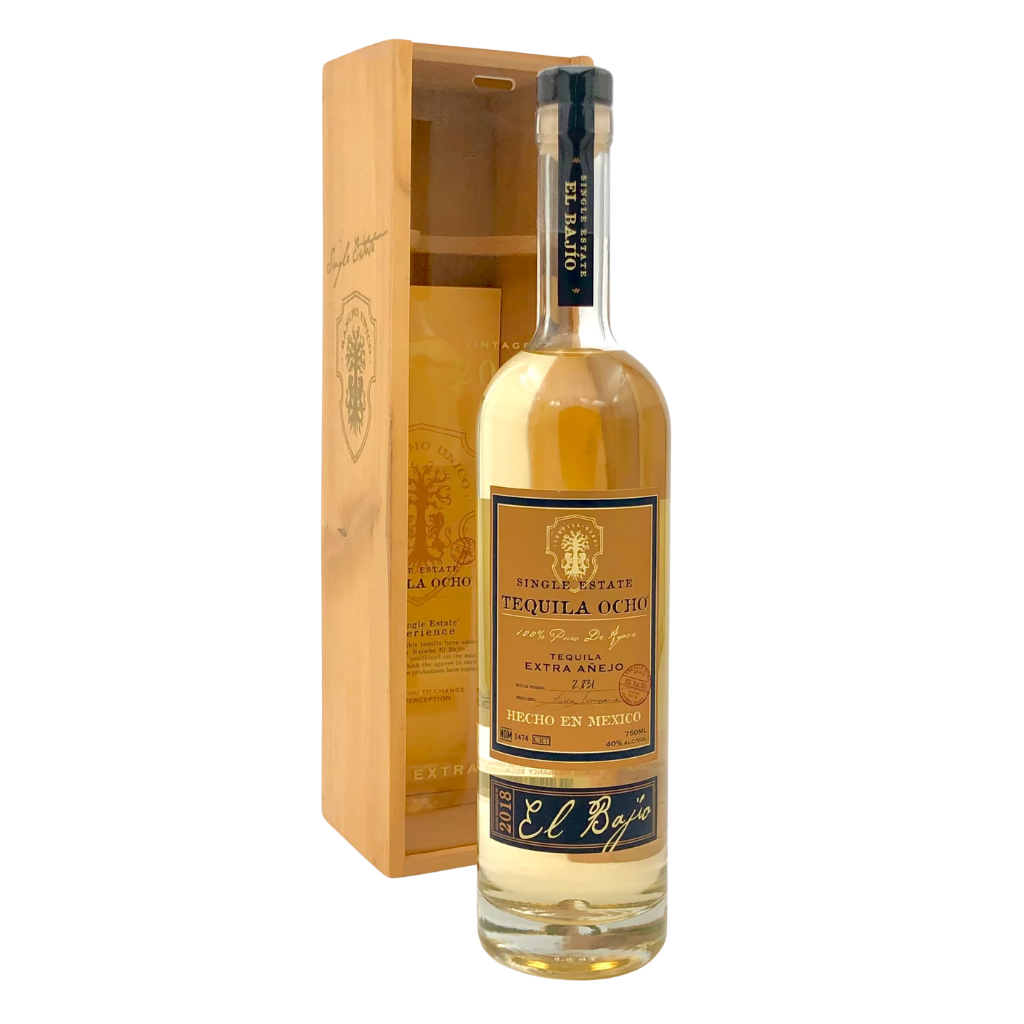 buy Tequila Ocho Añejo Extra 2018 premium aged tequila online sunset liquor 