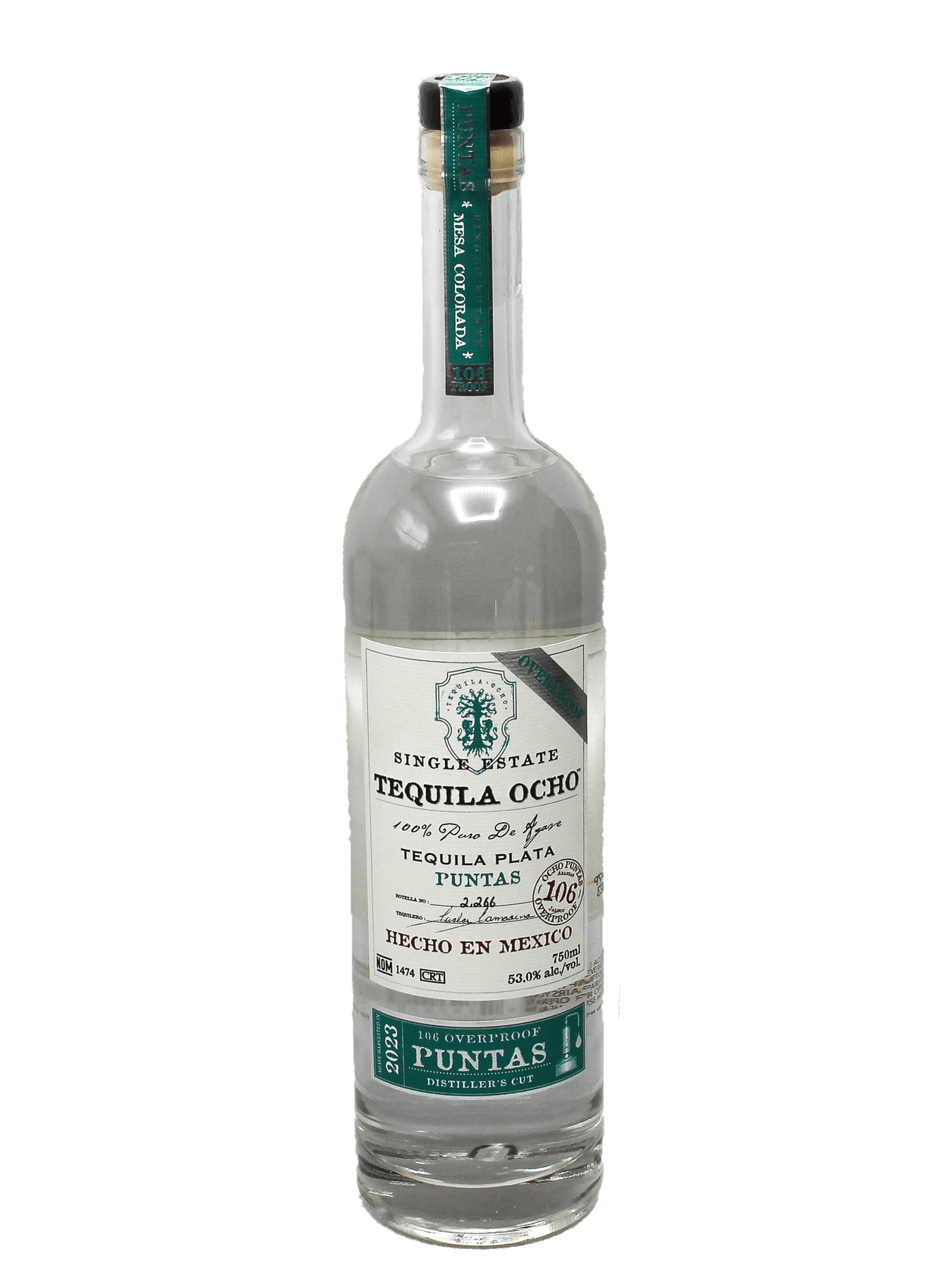 buy Tequila Ocho Plata Puntas 2023 Mesa Colorado 750ml online sunset liquor 