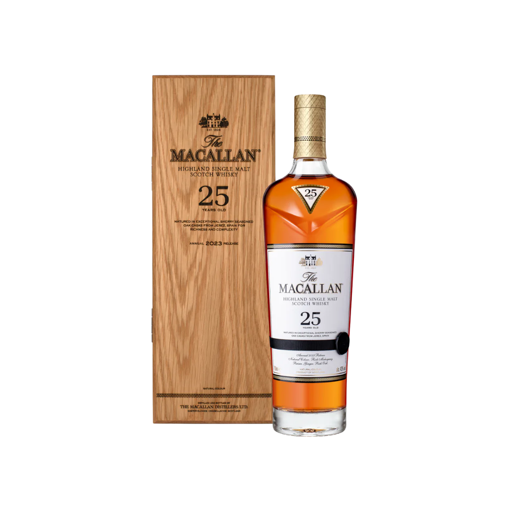 buy The Macallan Sherry Oak 25 Year Old 2023 online sunset liquor 