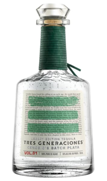TRES GENERACIONES TEQUILA PLATA CENOBIO&