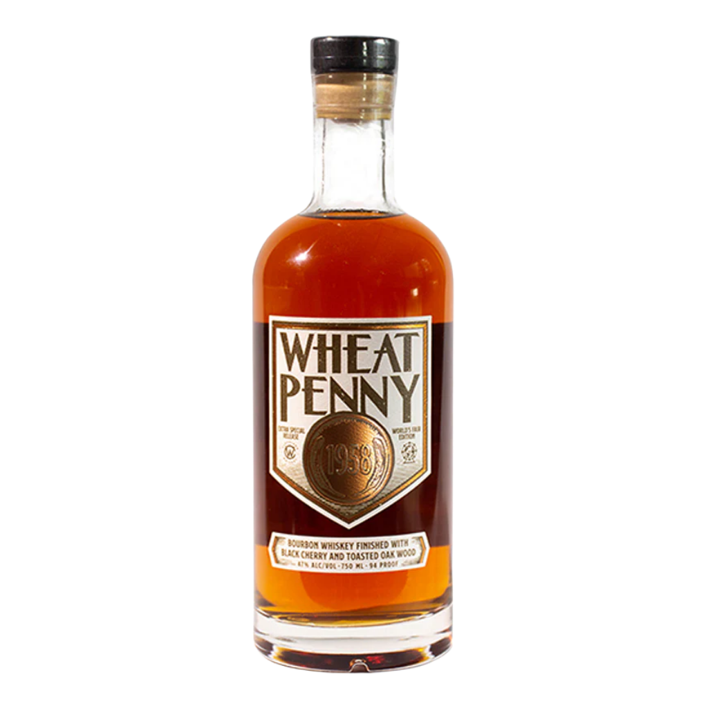 buy Wheat Penny Bourbon whiskey with premium label design online sunset liquor 
