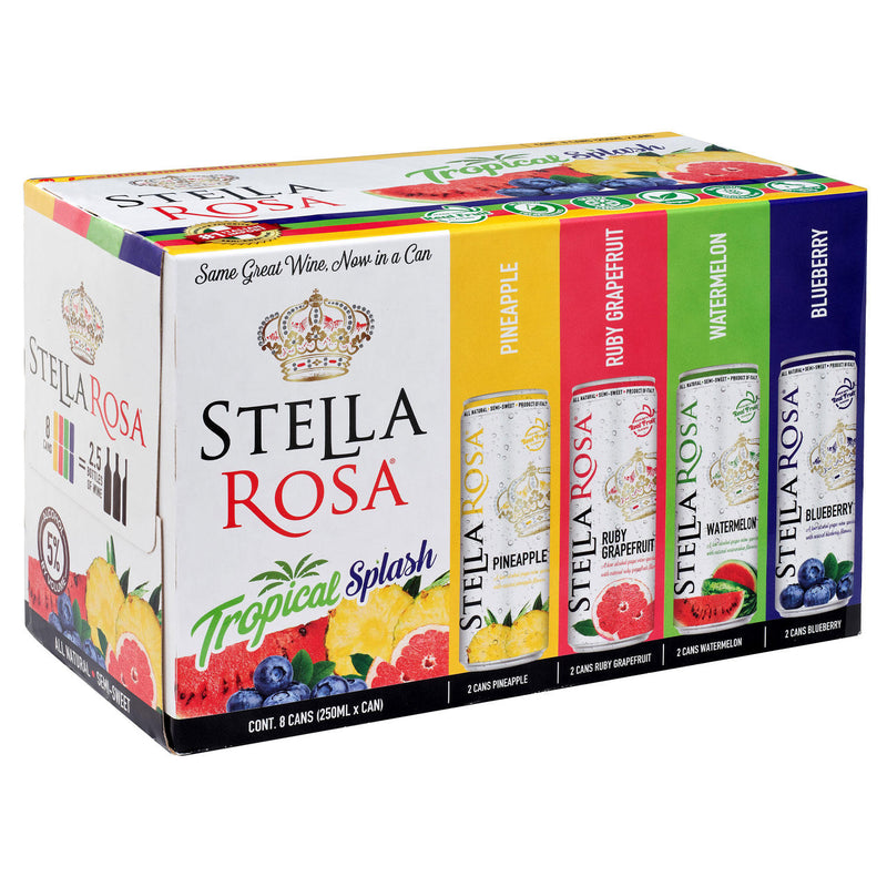 STELLA ROSA HOLIDAY GIFT BOX , VARIETY 8PK CANS
