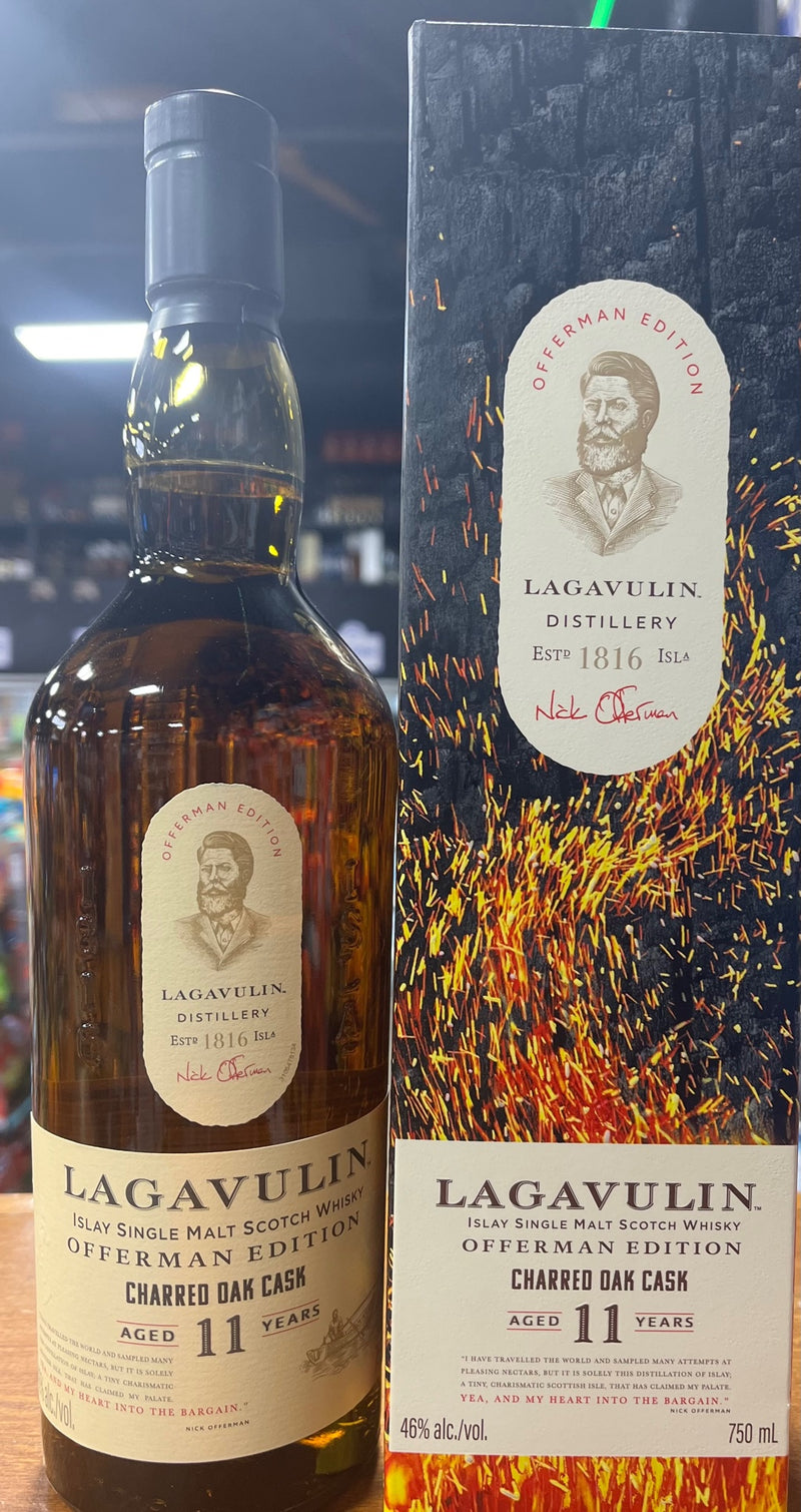 Lagavulin Offerman Edition 11 Year Charred Oak Cask Scotch