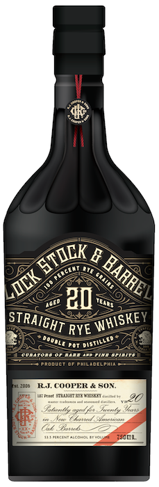 Lock Stock & Barrel  20 Year Straight Rye Whiskey