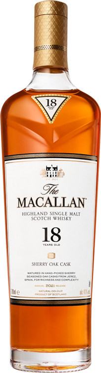 THE MACALLAN 18 YEARS SHERRY OAK 750 ml