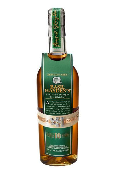 Basil Hayden's 10yr Straight Rye Whiskey - 750ml - Sunset Liquor 