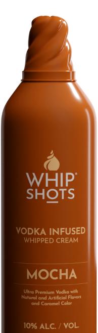 WHIP SHOTS MOCHA VODKA INFUSED WHIPPED CREAM