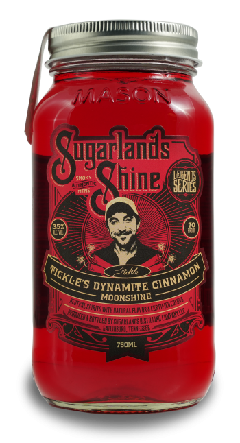 SUGERLANDS SHINE TICKLE’S DYNAMITE CINNAMON MOONSHINE 750 ML