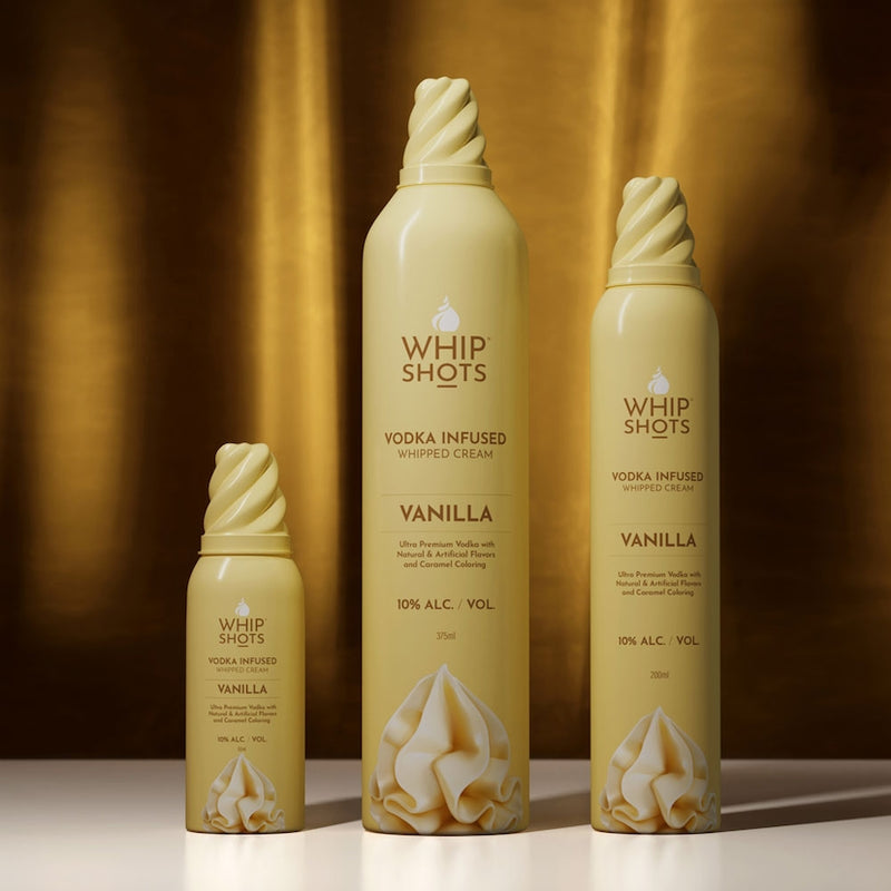 WHIP SHOTS VODKA INFUSED VANILLA WHIPPED CREAM